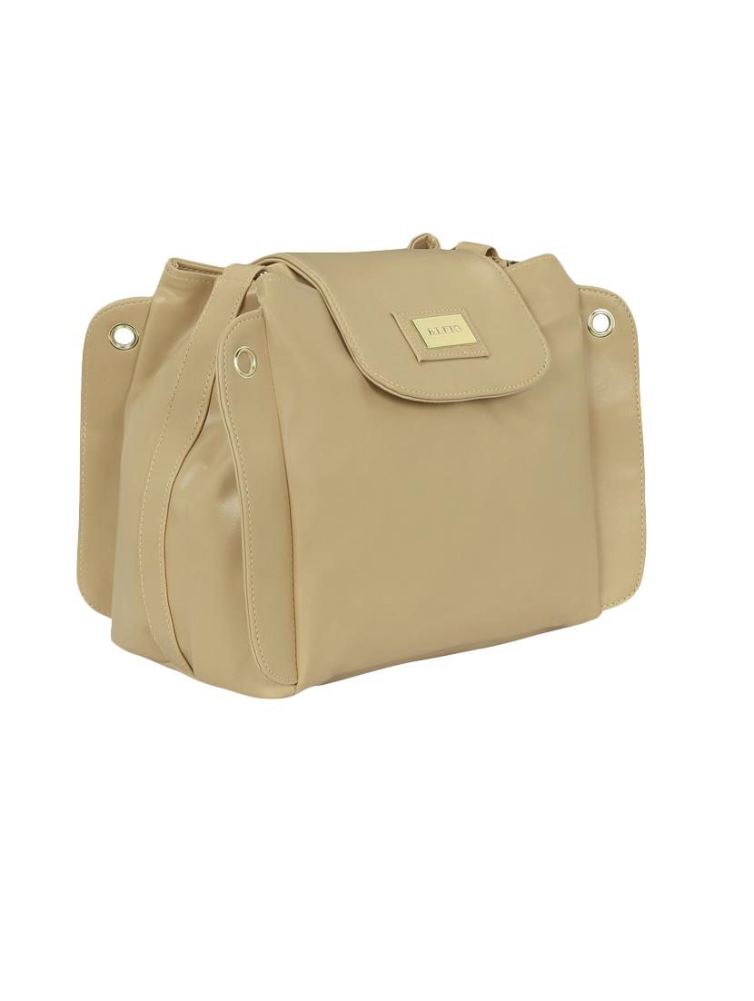 cream leatherette regular sling bag - 15116983 - Zoom Image - 4
