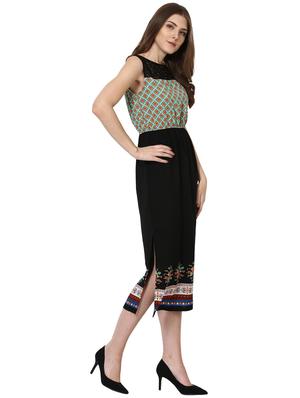 lace yoke elasticated waist dress - 15116999 - Standard Image - 3