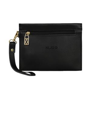 black leatherette tote - 15117081 - Standard Image - 2