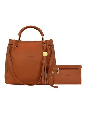tan leatherette regular tote - 15117135 - Standard Image - 1