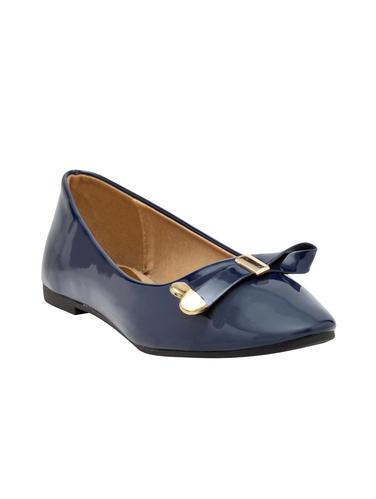 blue patent leather slip on ballerina - 15117302 - Very Small Image - 1