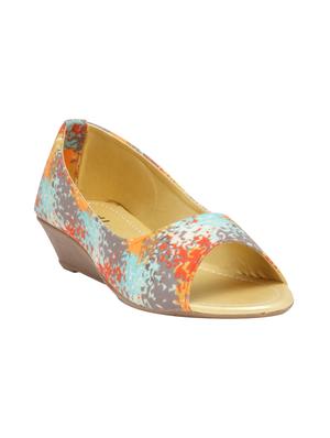 multi canvas slip on wedges - 15117306 - Standard Image - 1