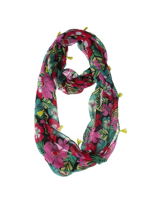 multi colored viscose scarf - 15117433 - Standard Image - 1
