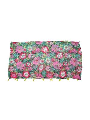 multi colored viscose scarf - 15117433 - Standard Image - 3