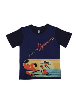 navy blue cotton tshirt - 15118198 - Standard Image - 1