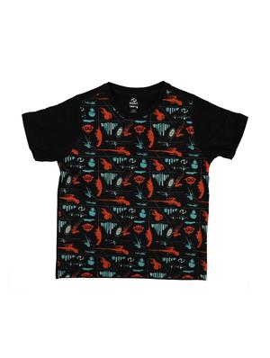 black cotton tshirt - 15118205 - Standard Image - 1