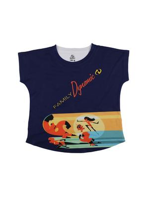 blue polyester top - 15118225 - Standard Image - 1
