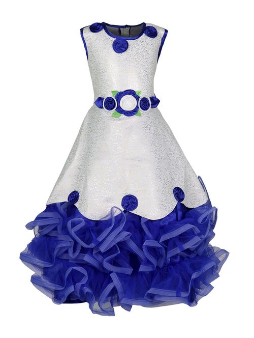 navy blue net gown - 15118258 - Standard Image - 1