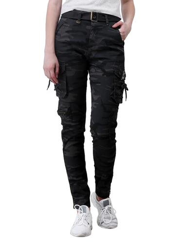 olive printed cotton jogger - 15118318 - Very Small Image - 1
