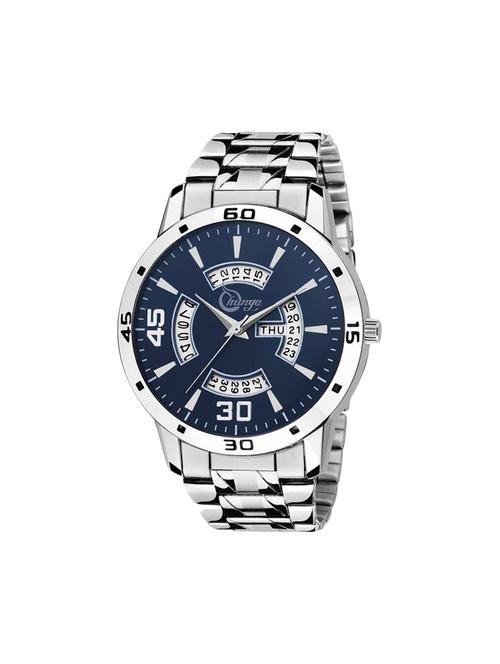 shunya blu day and date watch - for men - 15118389 - Standard Image - 1