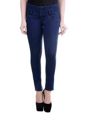 solid blue denim jeans - 15118702 - Standard Image - 1