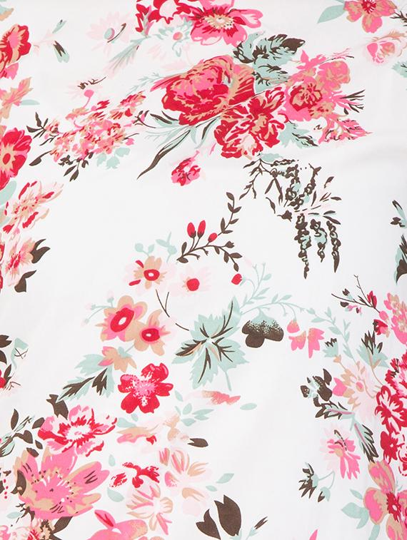 white floral printed top - 15119018 - Zoom Image - 4
