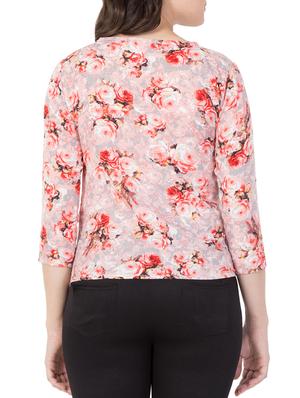 pink floral printed top - 15119025 - Standard Image - 3