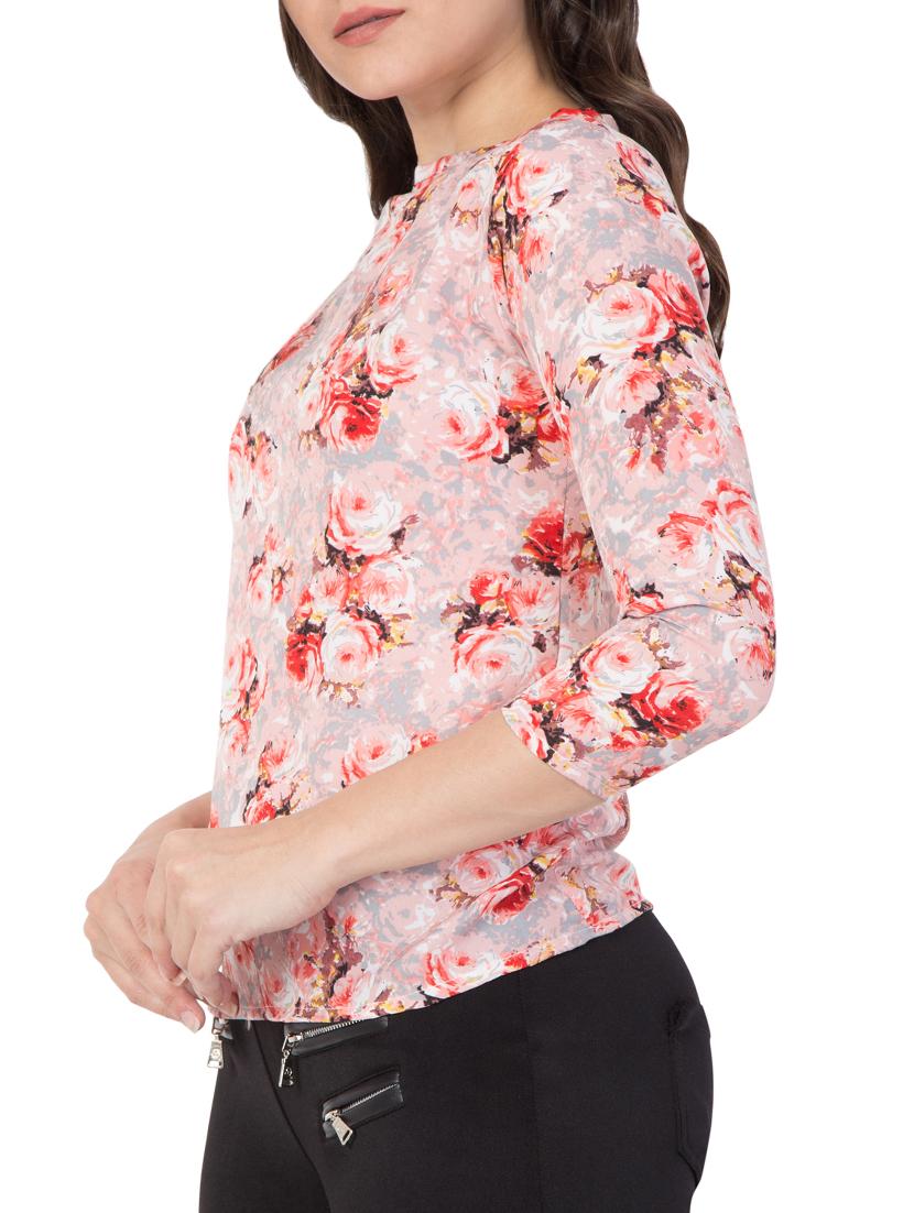 pink floral printed top - 15119025 - Zoom Image - 2