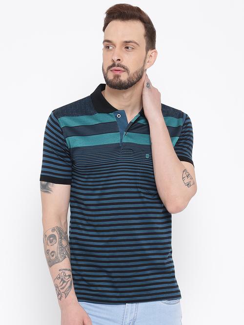 blue cotton pocket t-shirt - 15119053 - Standard Image - 1