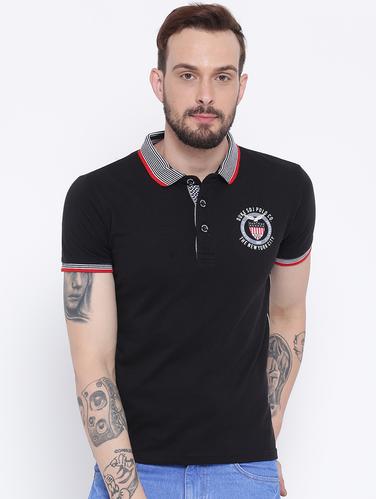 black cotton back print t-shirt - 15119107 - Very Small Image - 1