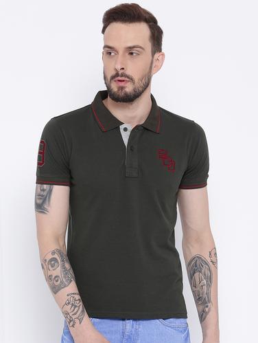 green cotton polo t-shirt - 15119110 - Very Small Image - 1