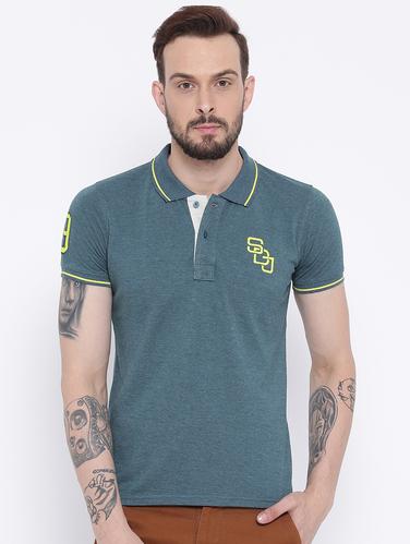 blue cotton polo t-shirt - 15119111 - Very Small Image - 1