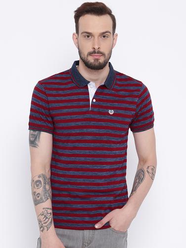 red cotton polo t-shirt - 15119118 - Very Small Image - 1