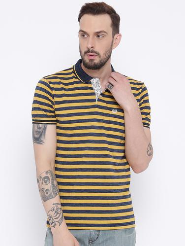 yellow cotton polo t-shirt - 15119119 - Very Small Image - 1