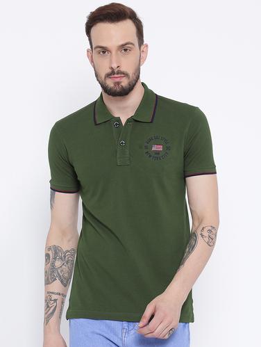 green cotton polo t-shirt - 15119127 - Very Small Image - 1