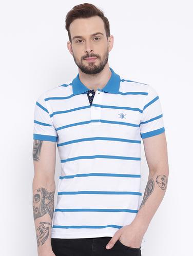 white cotton polo t-shirt - 15119139 - Very Small Image - 1