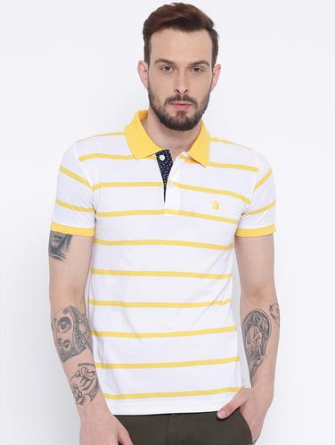 white cotton polo t-shirt - 15119142 - Very Small Image - 1