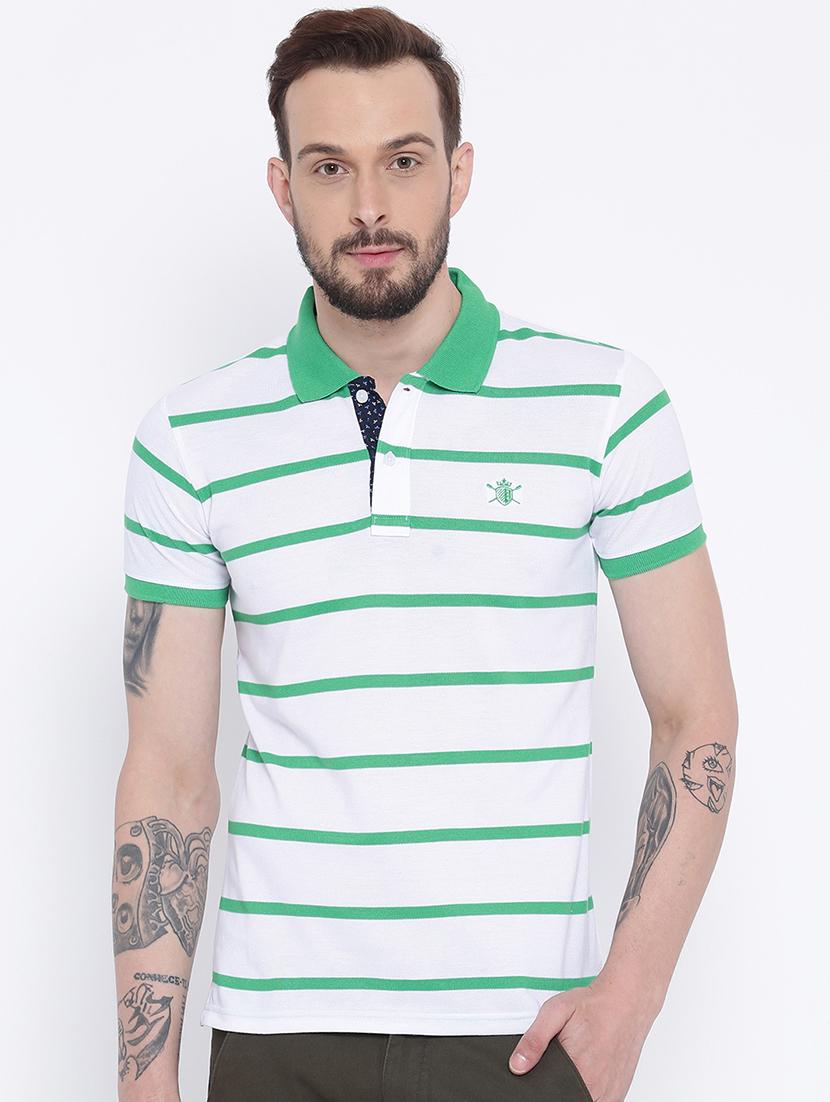 white cotton polo t-shirt - 15119143 - Zoom Image - 1