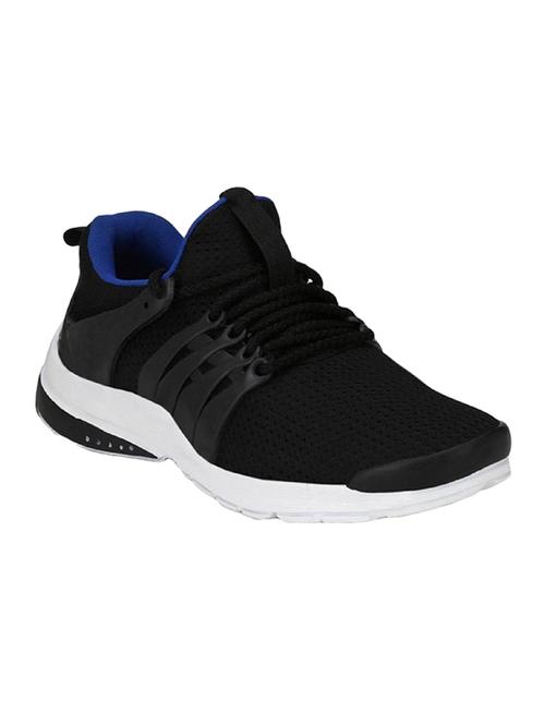 black Mesh lace up sport shoe - 15119591 - Standard Image - 1