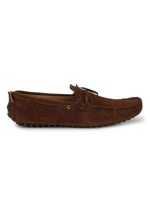 brown leather slip on loafer - 15121122 - Standard Image - 2