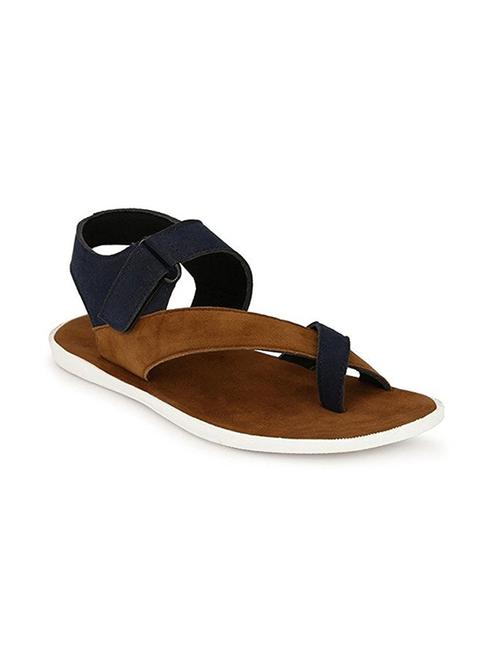 brown suede back strap sandal - 15121161 - Standard Image - 1