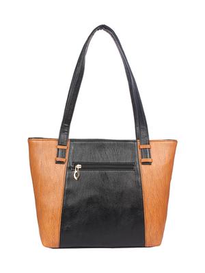 black leatherette handbag - 15121356 - Standard Image - 2