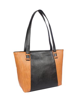 black leatherette handbag - 15121356 - Standard Image - 4