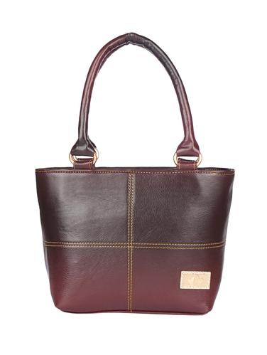 brown leatherette handbag - 15121358 - Very Small Image - 1