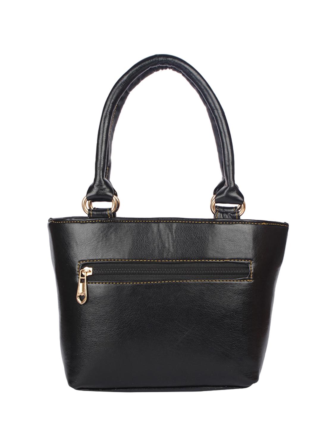 black leatherette handbag - 15121359 - Zoom Image - 2