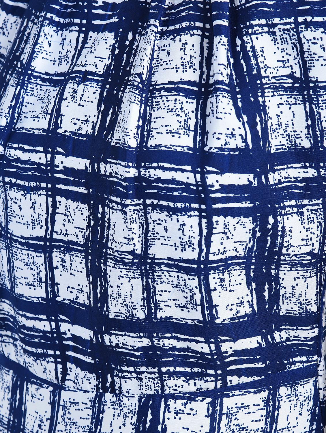 key hole back checkered maxi dress - 15121387 - Zoom Image - 7