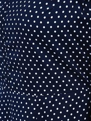 polka doted a-line dress - 15121401 - Standard Image - 6