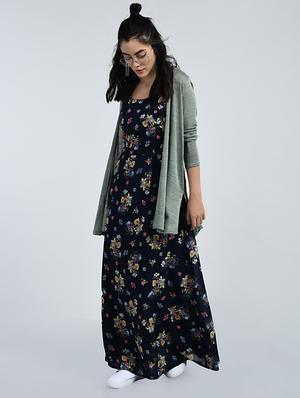 floral sleeveless maxi dress - 15121406 - Standard Image - 4