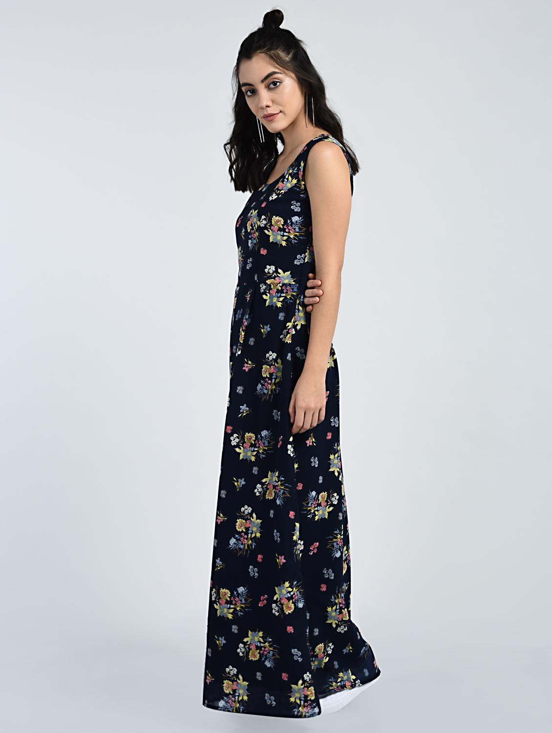floral sleeveless maxi dress - 15121406 - Zoom Image - 2