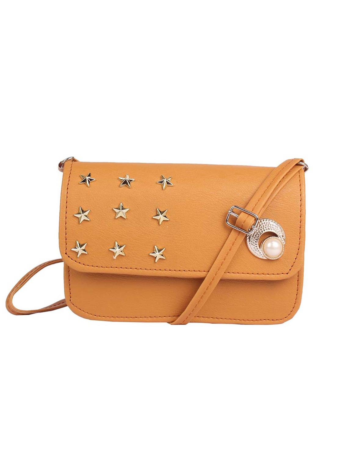 brown leatherette sling bag - 15121564 - Zoom Image - 1