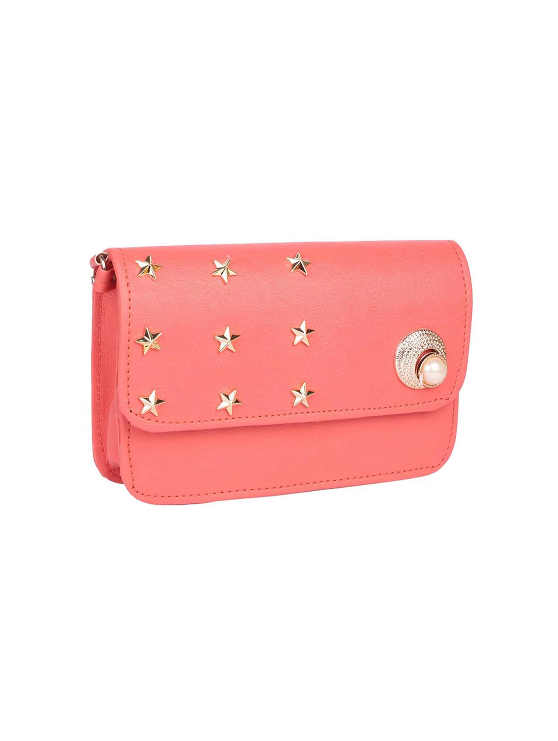 pink leatherette sling bag - 15121577 - Zoom Image - 4