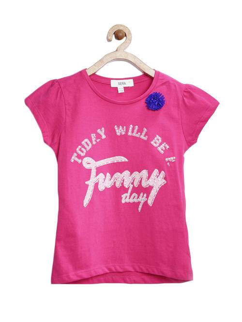 pink cotton top - 15122668 - Standard Image - 1