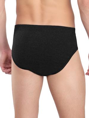 black melange cotton hipster - 15123087 - Standard Image - 3
