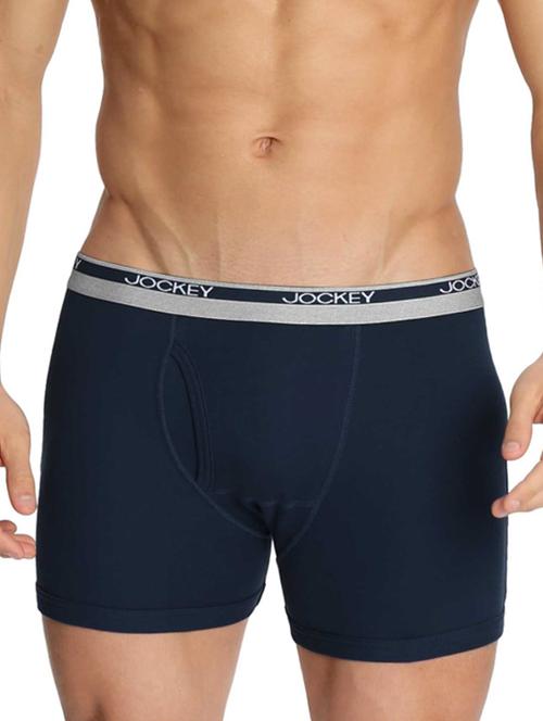 navy cotton trunk - 15123167 - Standard Image - 1