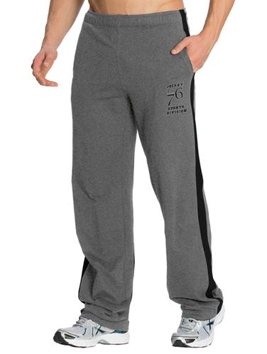 grey cotton track pant - 15123209 - Very Small Image - 1