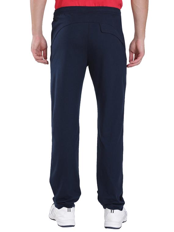 blue cotton track pant - 15123212 - Zoom Image - 3