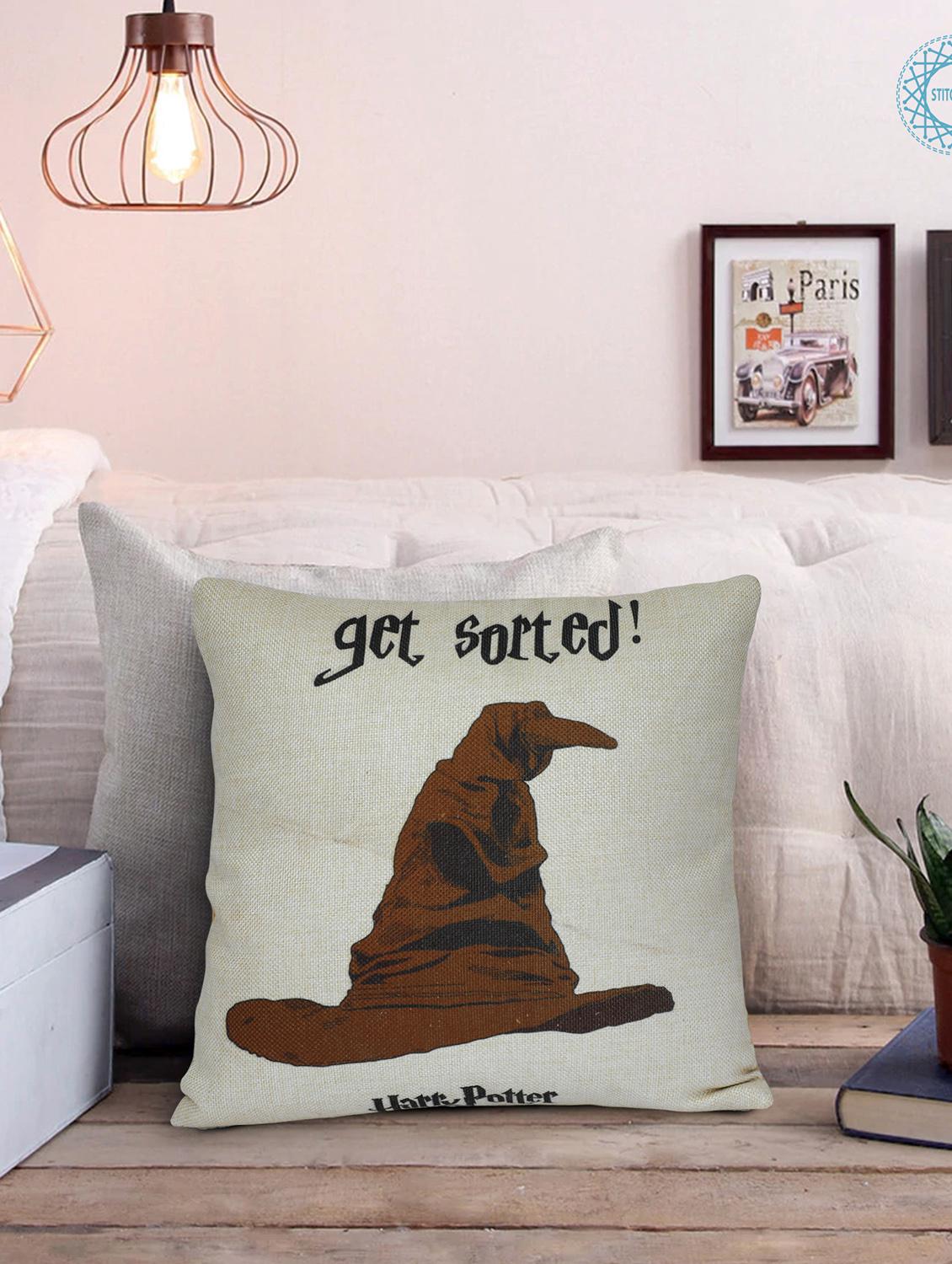 Harry Potter Cushion Cover Jute, 16 X 16 Inches - 15123398 - Zoom Image - 1