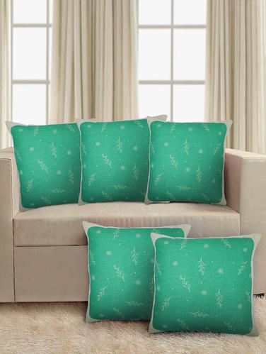Set of 5 Jute Cushion Covers - 15123404 - Very Small Image - 1