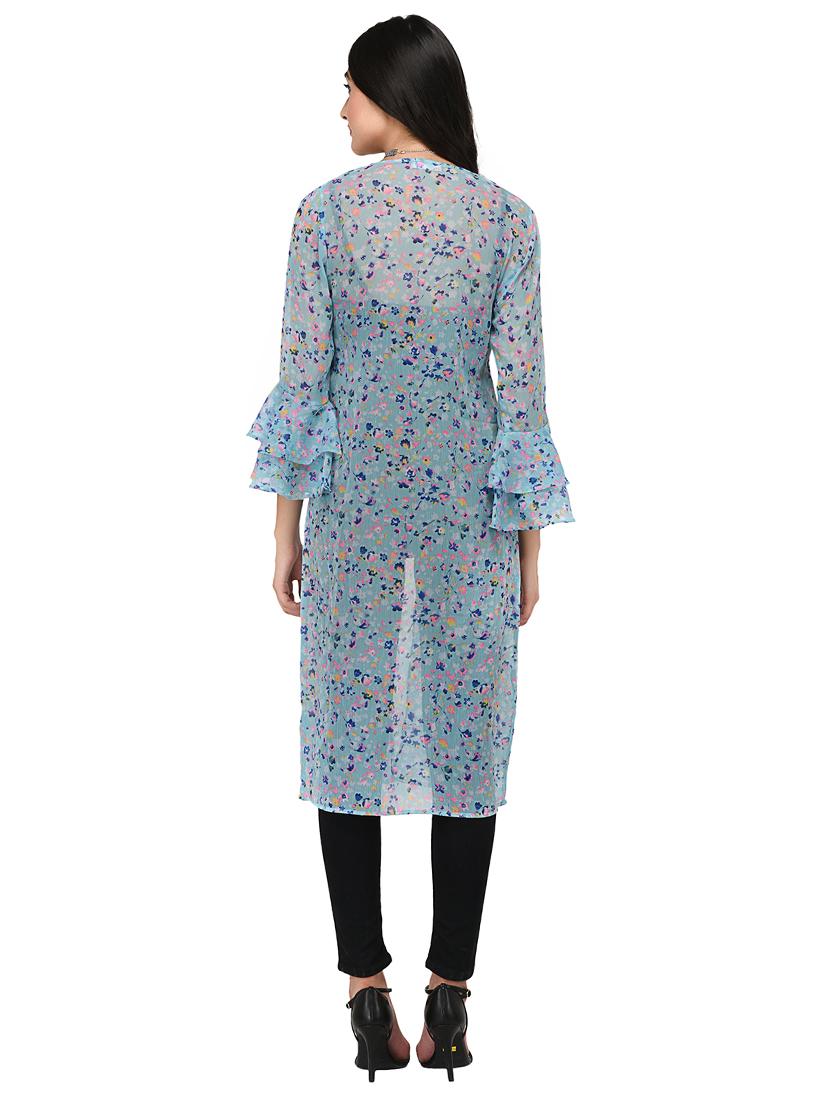 blue printed shrug - 15123574 - Zoom Image - 5