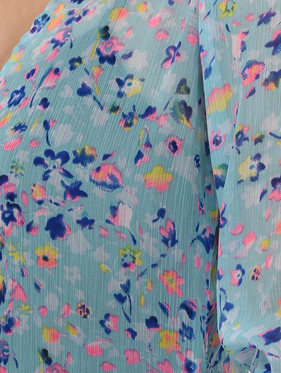 blue printed shrug - 15123574 - Zoom Image - 6